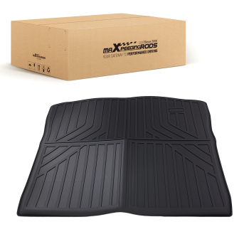 All Weather Rear Cargo Liner Mat compatible for Ford Edge 2015-2023 Black TPE Trunk Mat