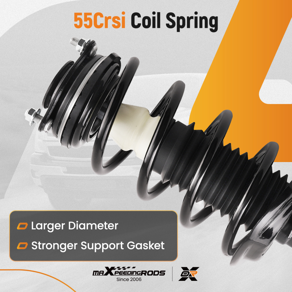 Suspension Front Strut Spring Assembly compatible for Volvo S60 2001-2009 S80 1999-2006