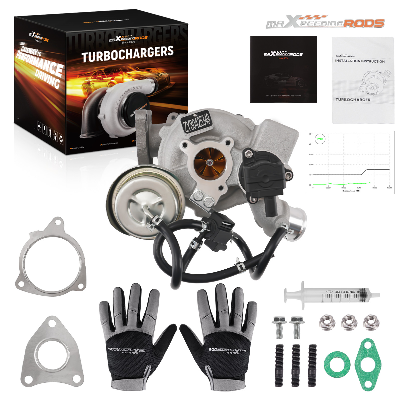 KP39 Billet Turbo Turbocharger compatible for Ford Fusion L4 1.6L