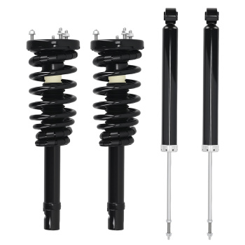 Front + Rear Struts w/Coil Spring compatible for Hyundai Sonata 2006-2010 Azera 2006-2011