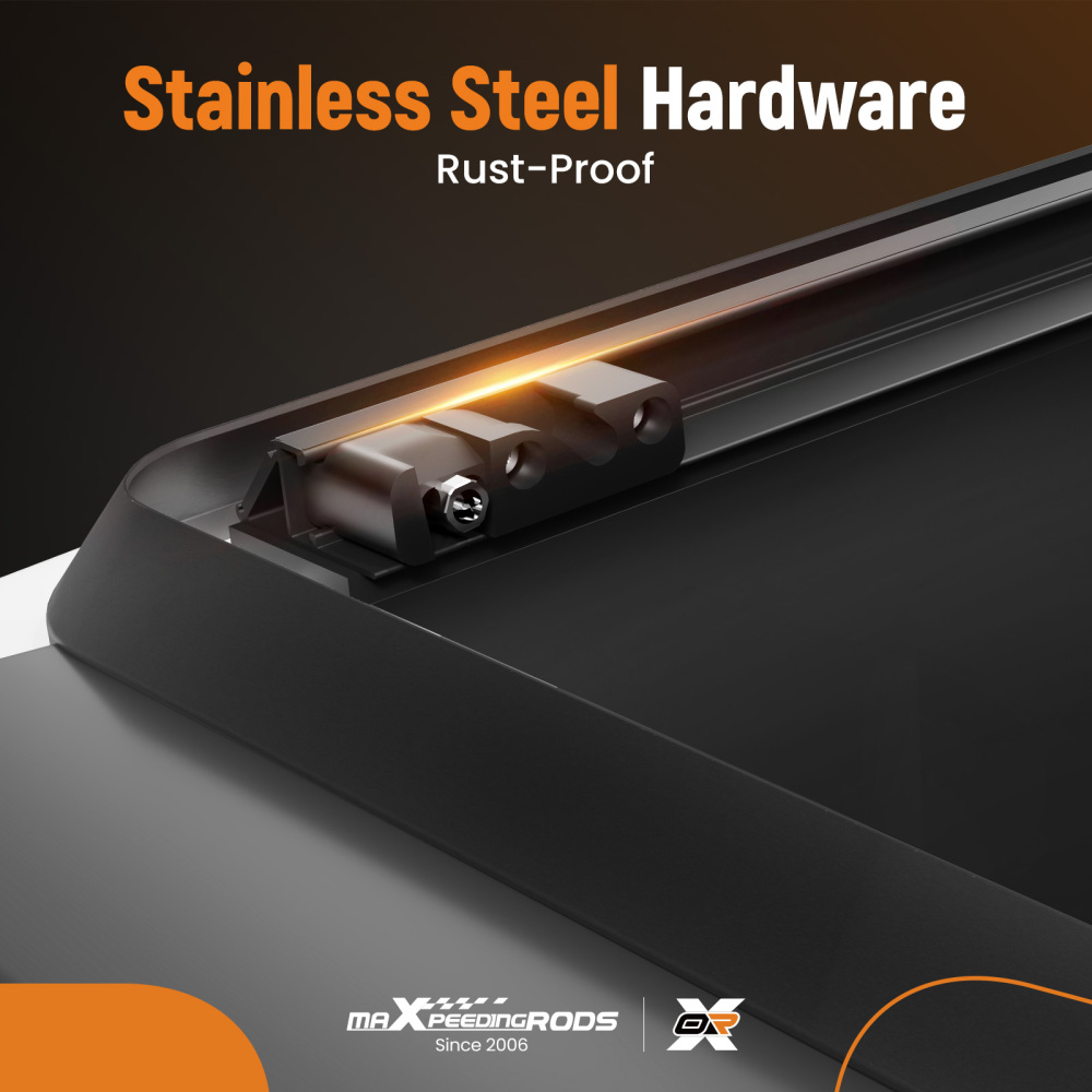 6.9ft Roll Up Tonneau Cover compatible for Silverado 2500HD 3500HD 2020 2021 22 23 24 25