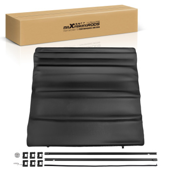 5.8ft Bed Soft Roll Up Tonneau Cover compatible for Chevy Silverado GMC Sierra 1500 2007-24