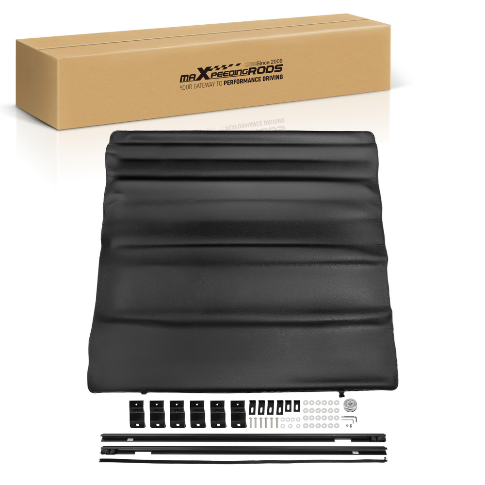 5ft Bed Soft Roll Up Tonneau Cover compatible for Honda Ridgeline 2017-2025 W/LED Lamp