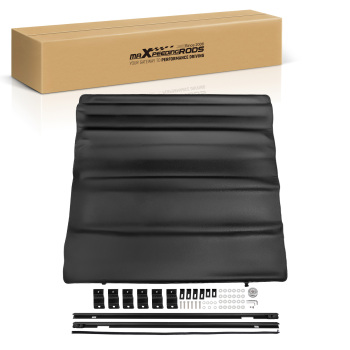 5ft Bed Soft Roll Up Tonneau Cover compatible for Honda Ridgeline 2017-2025 W/LED Lamp