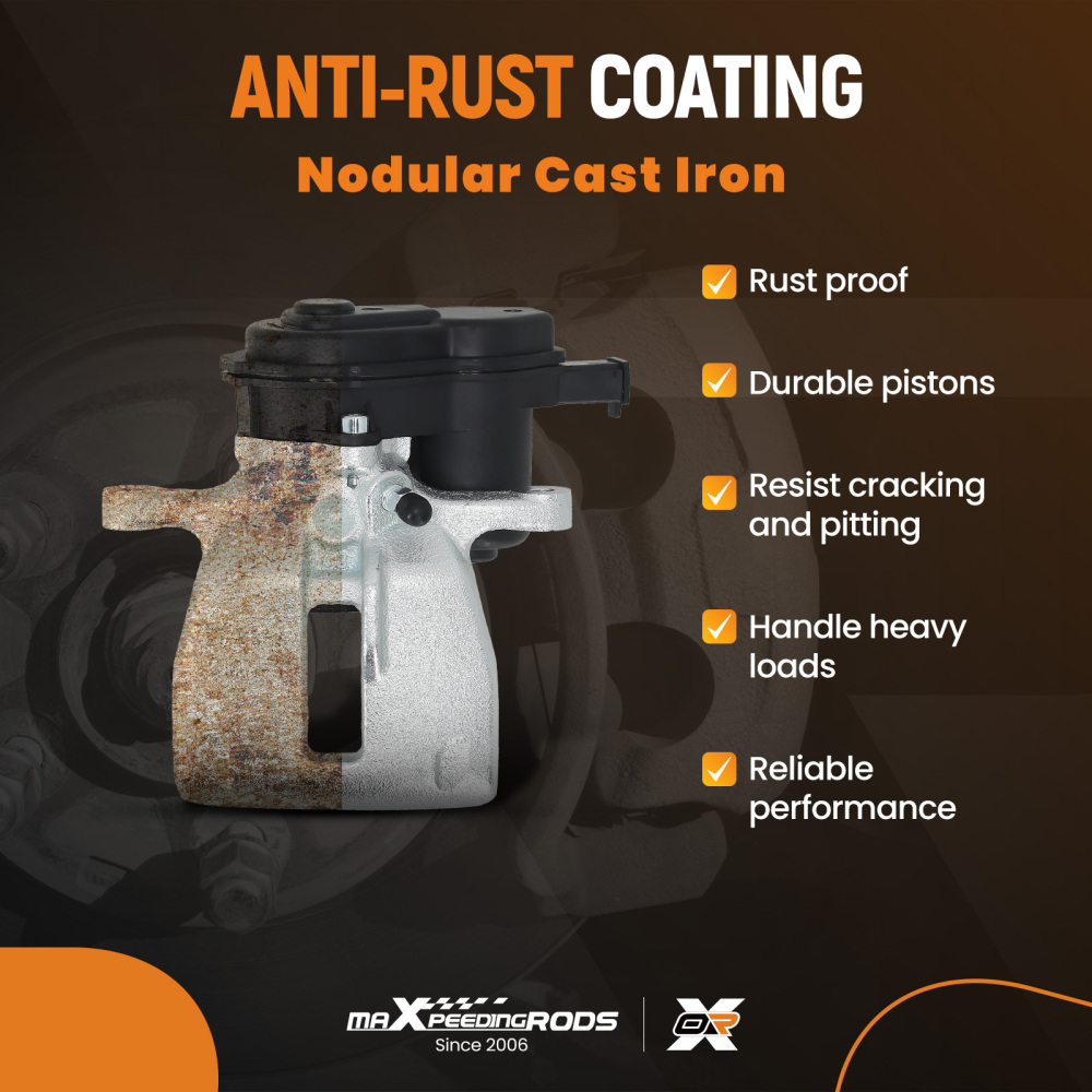 Brake Caliper Rear Left compatible for Audi A4 A5 Q5 8K2 B8 8T3 8R 2007-16 8K0615403E 43mm