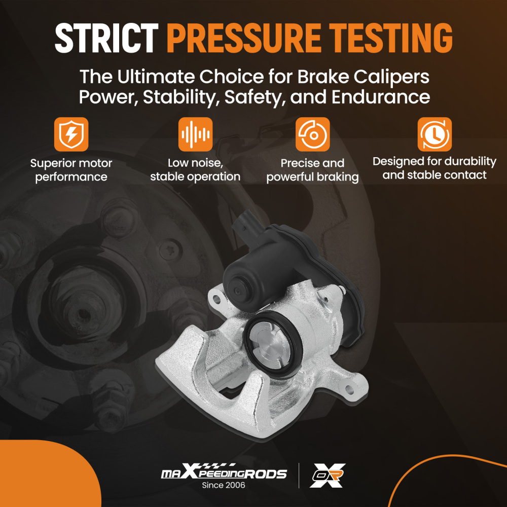 Brake Caliper Rear Left compatible for Audi A4 A5 Q5 8K2 B8 8T3 8R 2007-16 8K0615403E 43mm