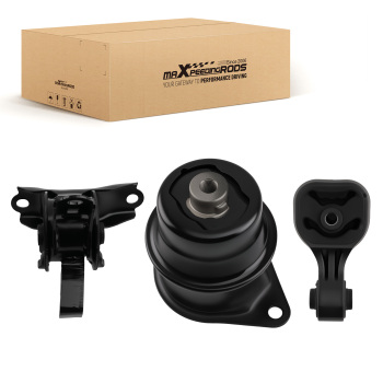 3Pcs Engine MotorTransmission Mount Set compatible for Honda Fit 1.5L I4 SOHC 2009-2014