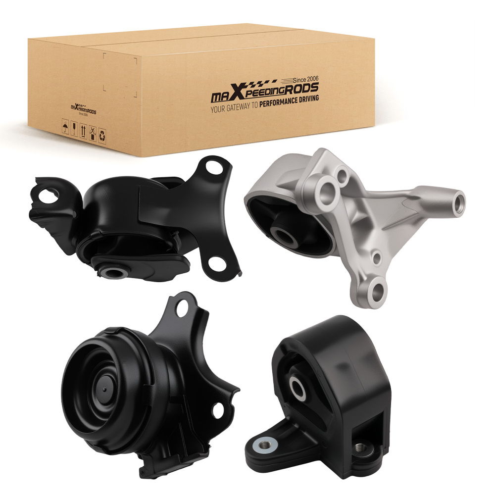 Engine Motor and Manual Trans Mount Set 4PCS compatible for Honda Civic 1.7L L4 2001-2005