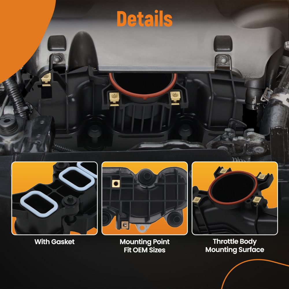 Collettore aspirazione compatibile per Ford Ranger TKE 2.2 TDCi 2011- BB3Q-9424-AD 1770539