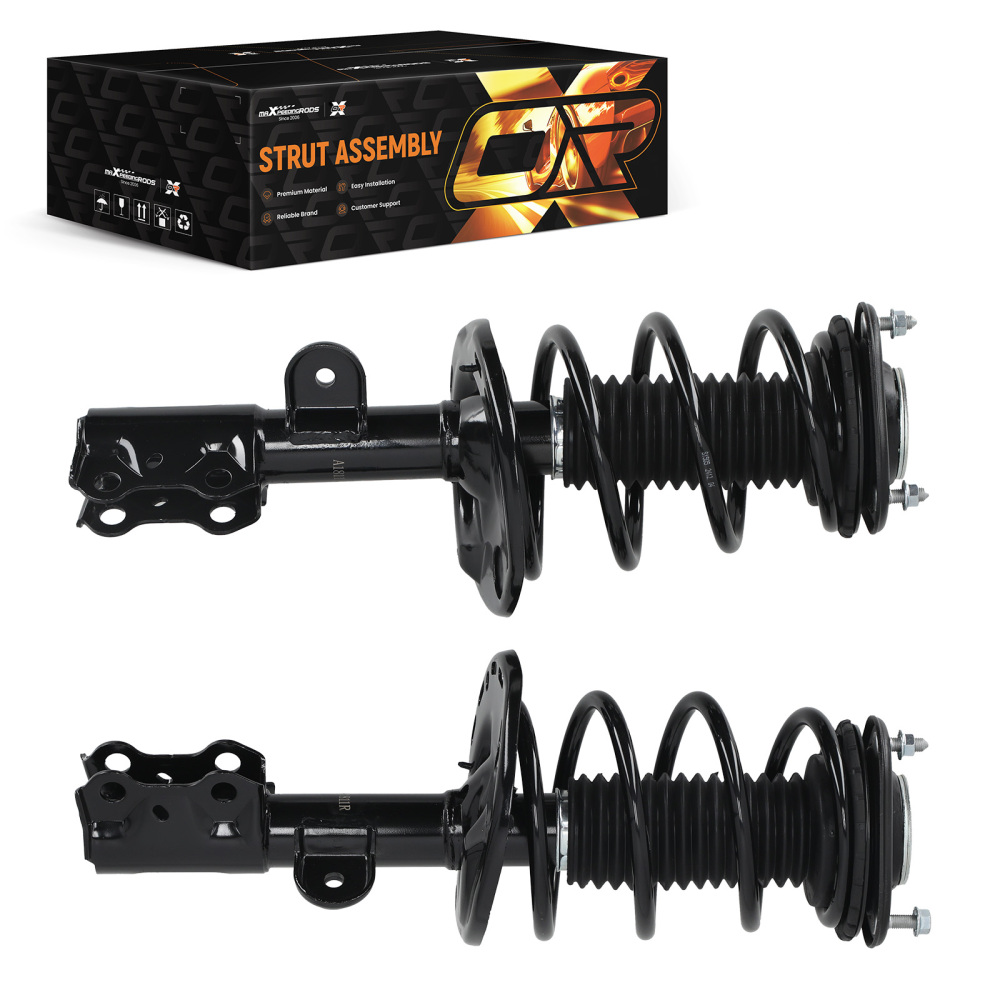 Front (2) Complete Struts Shocks w/ Coil Spring Assembly For 2011-2016 compatible for Scion tC