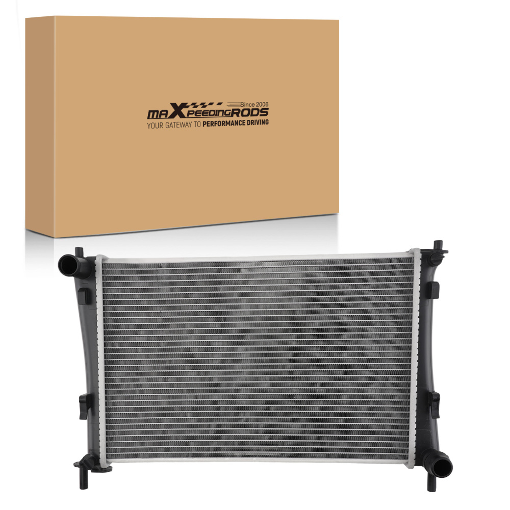 Aluminum Core Radiator compatible for Ford Fiesta 1.25-1.6 2002-09 2S6H8005CC Cross Flow