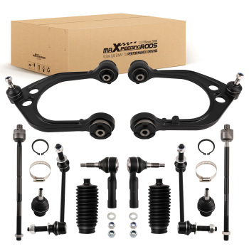 Front Suspension Kit 12x Upper Control Arm For RWD compatible for Chrysler 300 Challenger 05-10