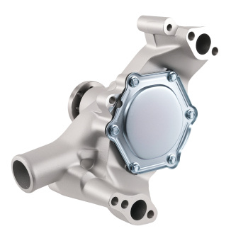 LWP High Volume Long Water Pump2 Groove Pulley Crankshaft for SBC compatible for Chevy 283