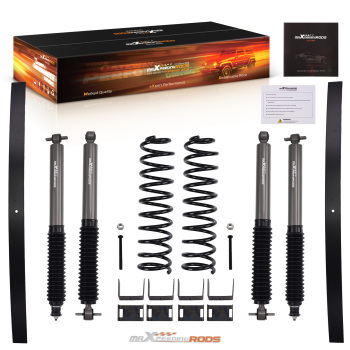 3 inch Lift Kit + Shocks Set compatible for Jeep Cherokee XJ 2WD 4WD 1984-01