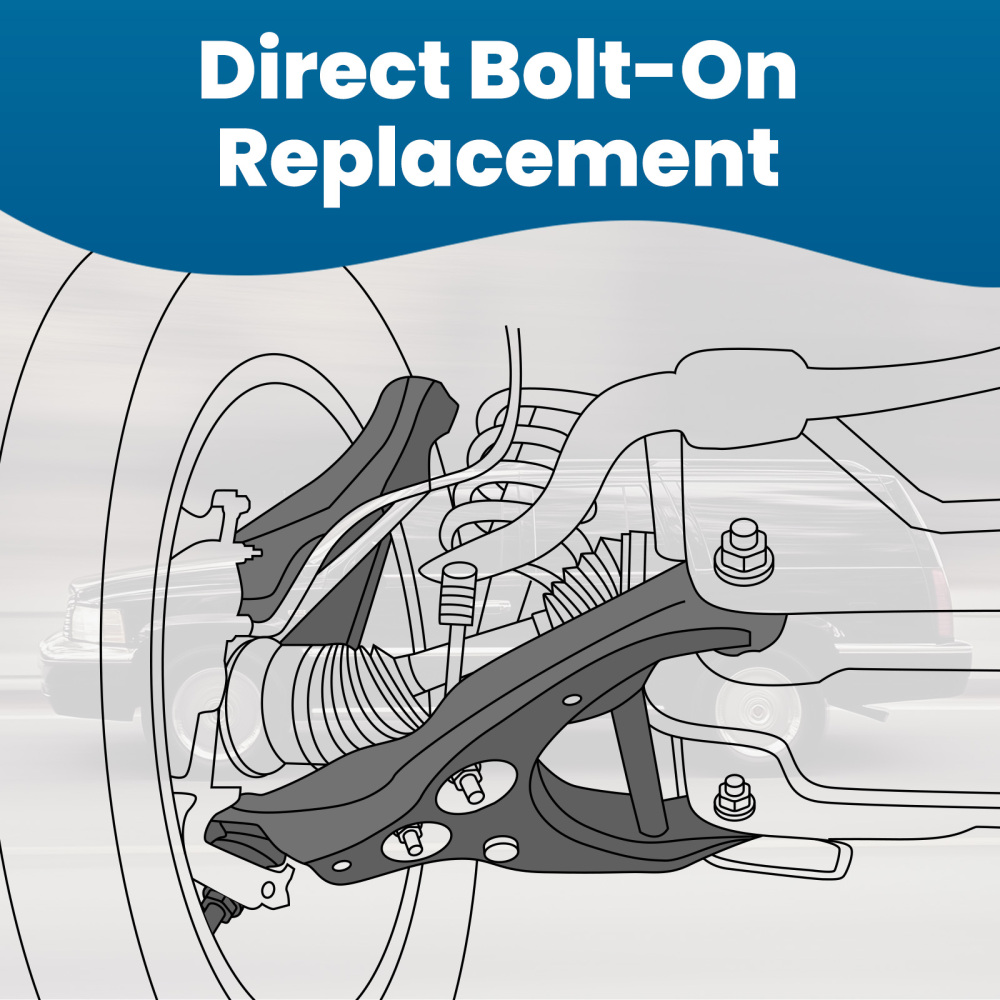 Front Upper Control Arms w/Ball Joint Sway Bars Kit for 1999-2006 compatible for Silverado 1500