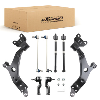 Front Lower Control Arm w/ Ball JointsTie Rod Ends For 2013-2018 compatible for Ford Escape