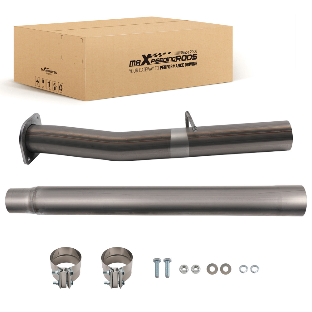4 Aluminized Exhaust System compatible for Ford F250 F350 F450 F550 6.4L Turbo 2008-2010