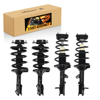 Front Rear Struts w/Coil Spring LeftRight compatible for Hyundai Elantra 2000-2006