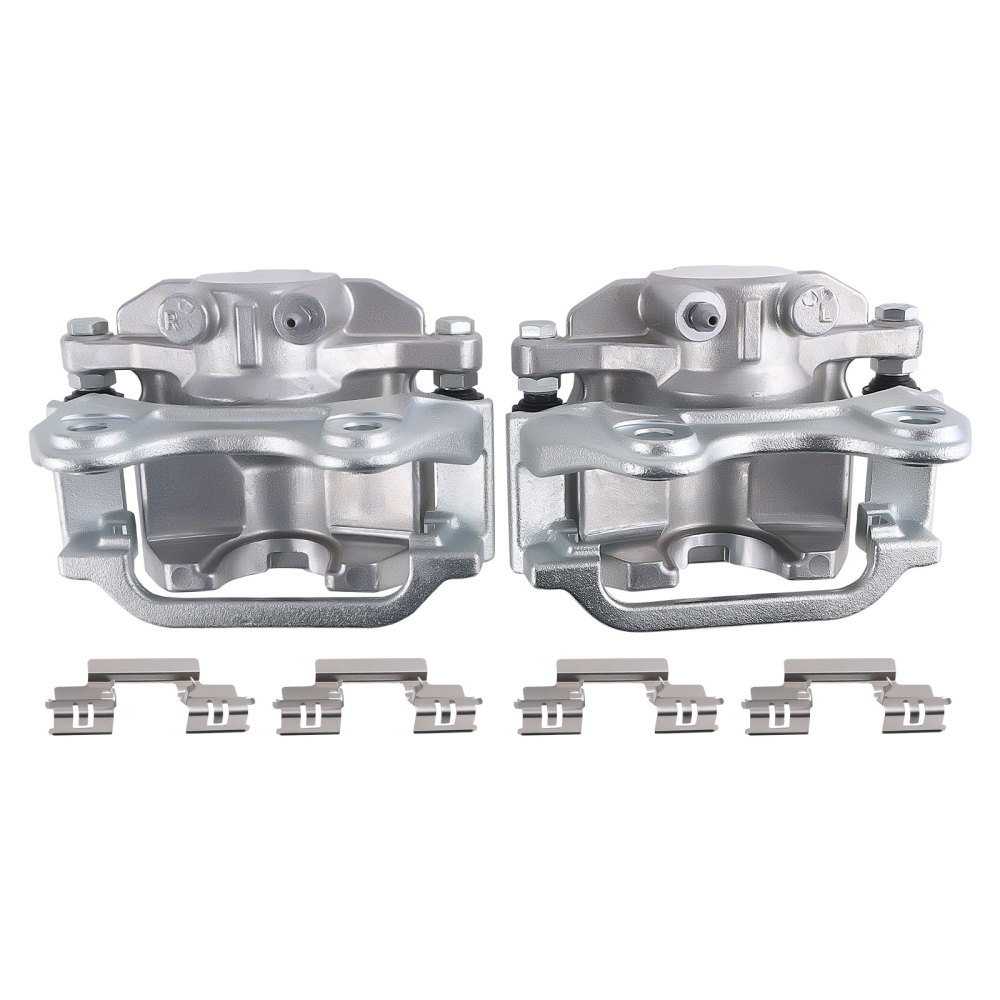 Rear Brake Rotors+Calipers w/Pads compatible for Cadillac Escalade/Escalade ESV 2015-2020