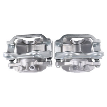 Rear Brake Rotors+Calipers w/Pads compatible for Cadillac Escalade/Escalade ESV 2015-2020