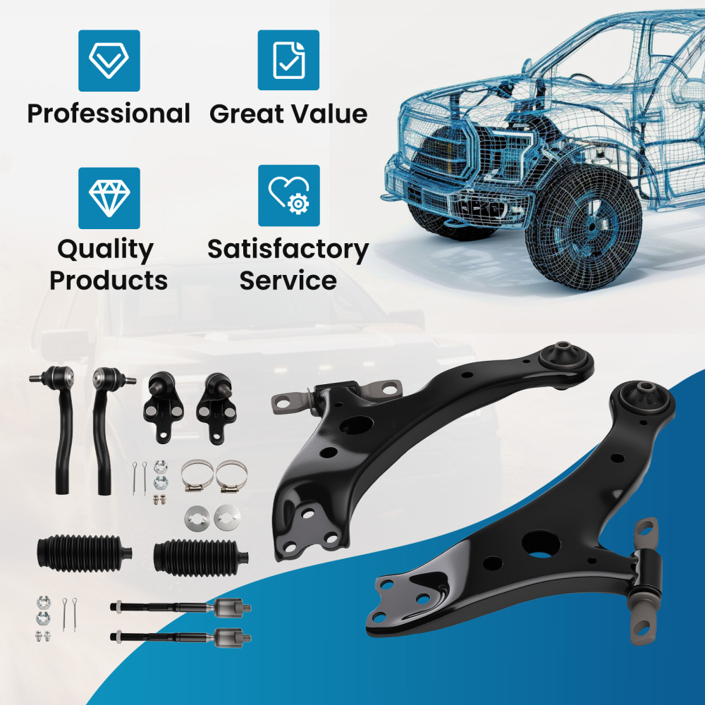 maXpeedingrods 10Pcs Front Suspension Kit Compatible for Toyota Camry 2004-2006, Compatible for Toyota Solara 2004-2008