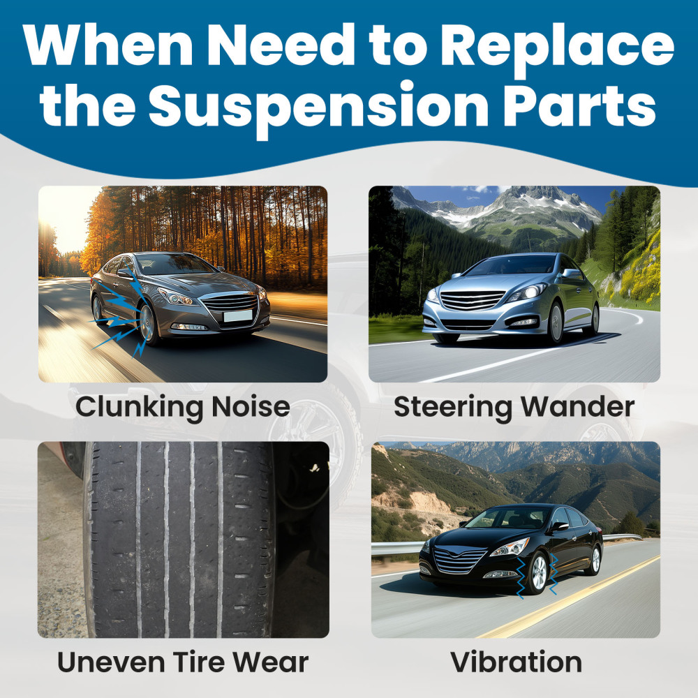 maXpeedingrods 10Pcs Front Suspension Kit Compatible for Toyota Camry 2004-2006, Compatible for Toyota Solara 2004-2008