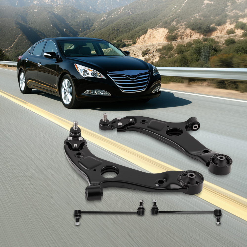 4x Front Lower Control Arm Sway Bar Links For Sonata Azera Optima 12-14 Cadenza
