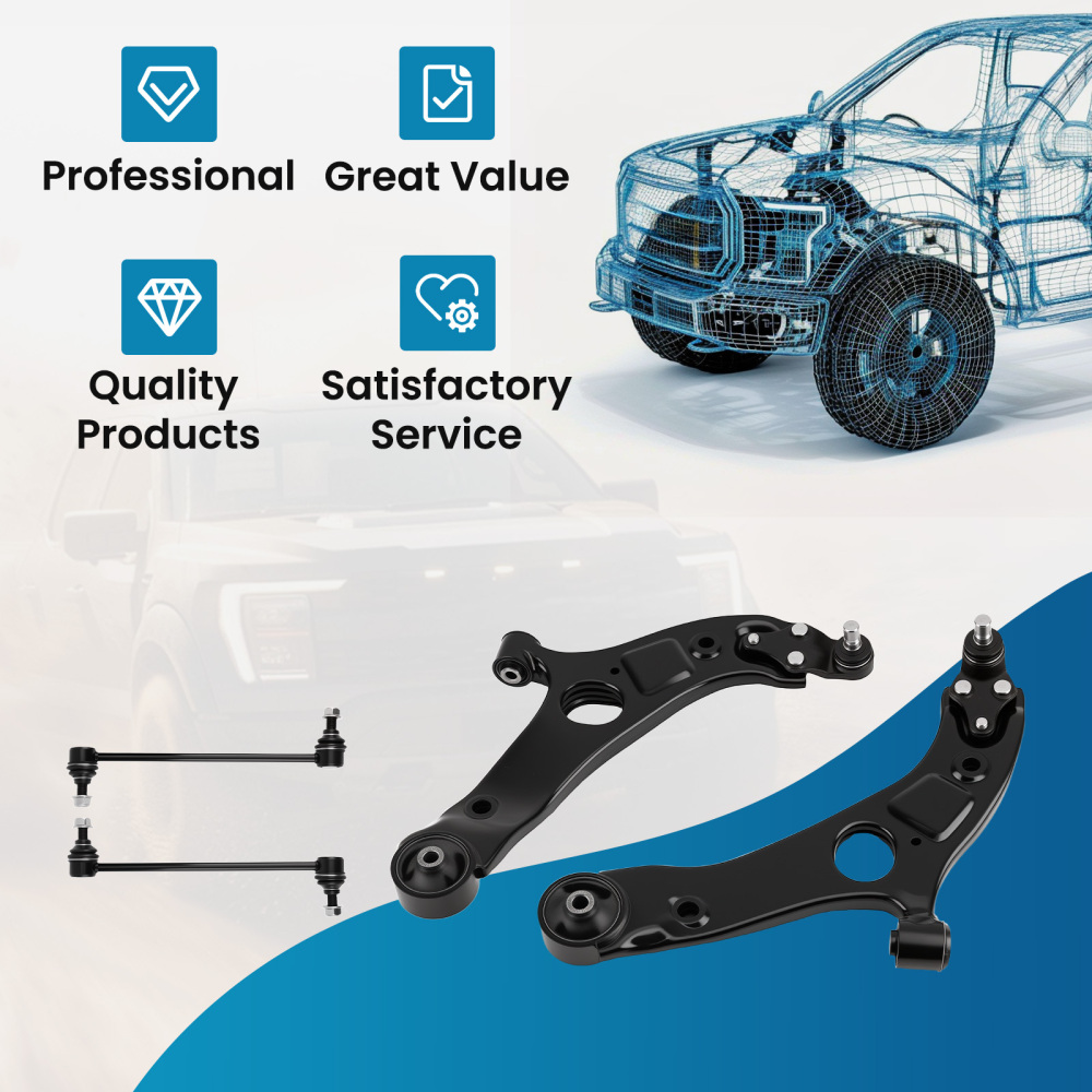 4x Front Lower Control Arm Sway Bar Links For Sonata Azera Optima 12-14 Cadenza