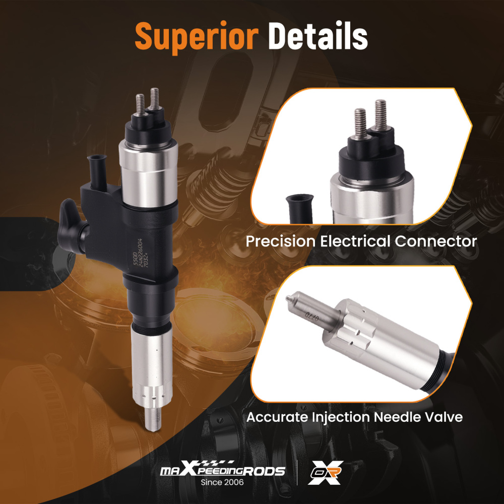 Common Rail Injector compatible for Isuzu 4HL1 6HL1 Engine 095000-5500 095000-5504