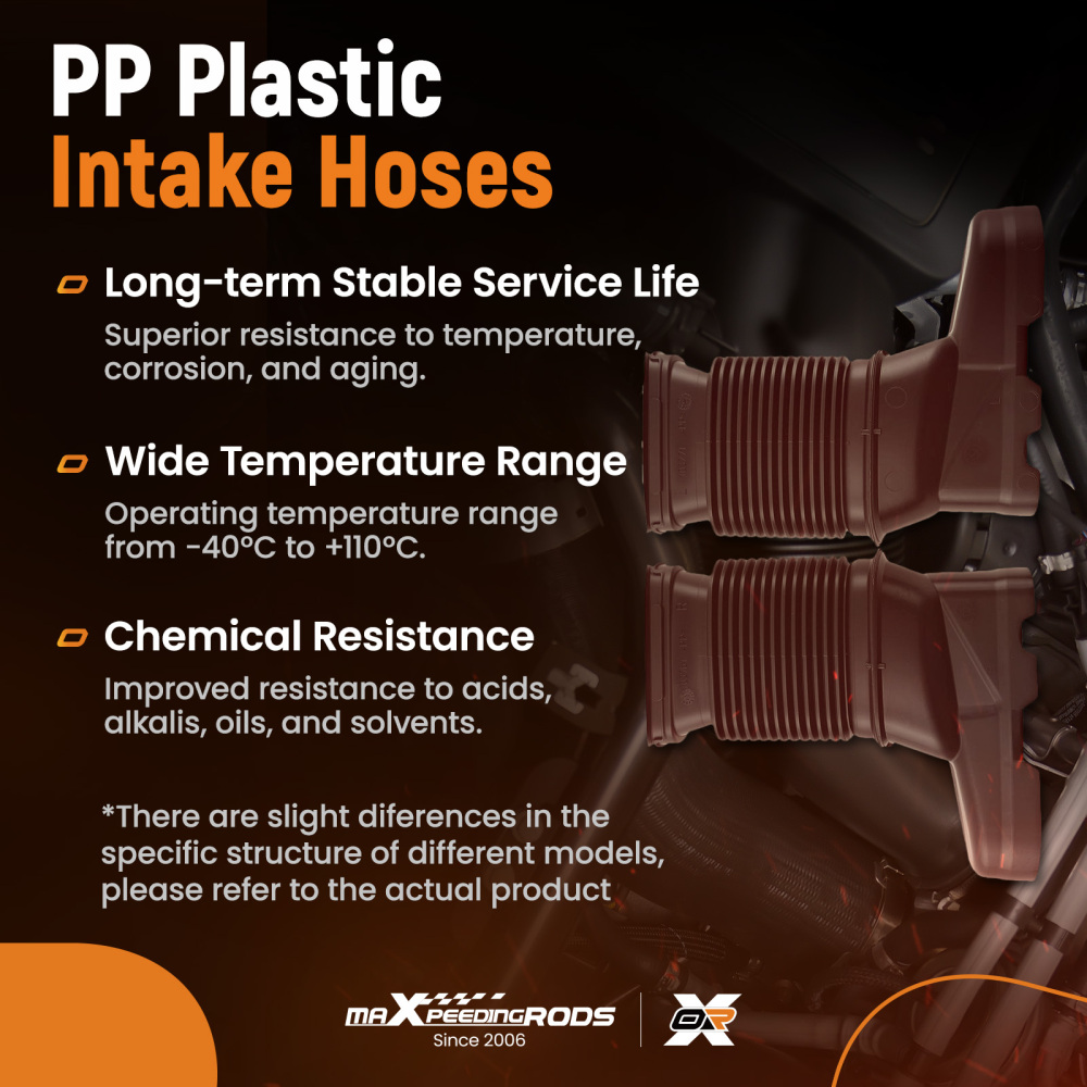 Air Intake Duct Assembly compatible for Mercedes CLS E-Class 2009-2017 2760900111 LR Black