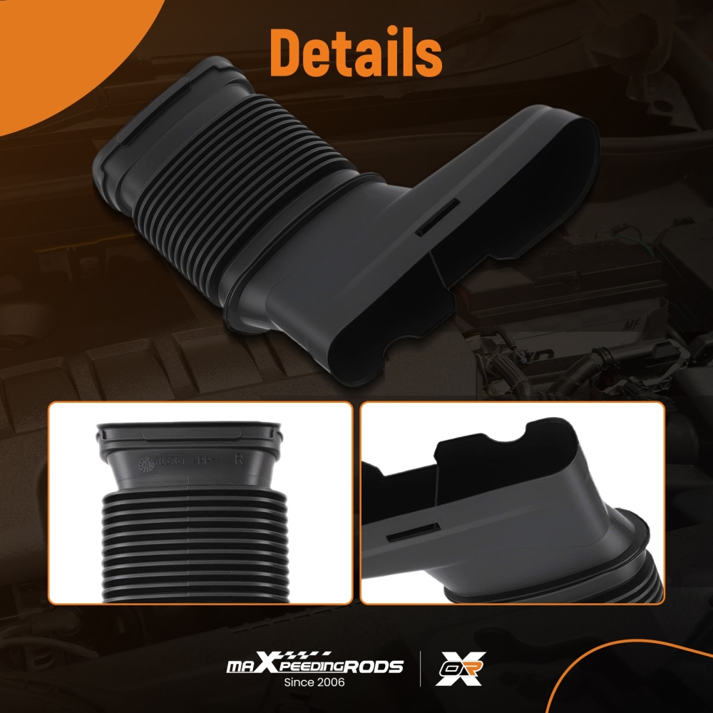 Air Intake Duct Assembly compatible for Mercedes CLS E-Class 2009-2017 2760900111 LR Black