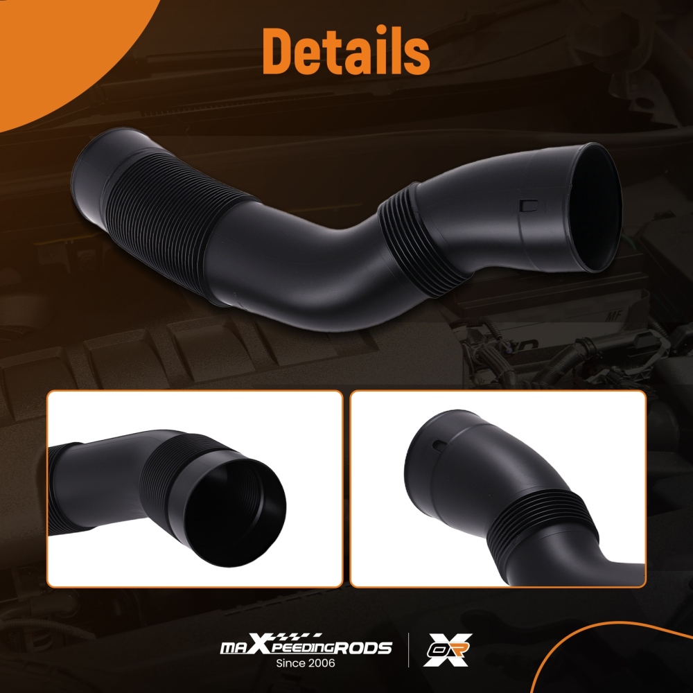 2PCS Air Intake Hose Kit compatible for Mercedes-Benz 500SL/SL500 1990-98 1190940182 LR