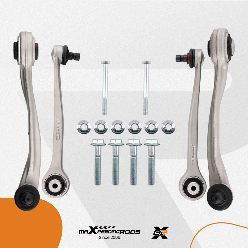 4 KIT BRACCIO DI CONTROLLO SUPERIORE ANTERIORE compatibile per AUDI A4 B8 8K2 8K5 A5 8F7 8T3