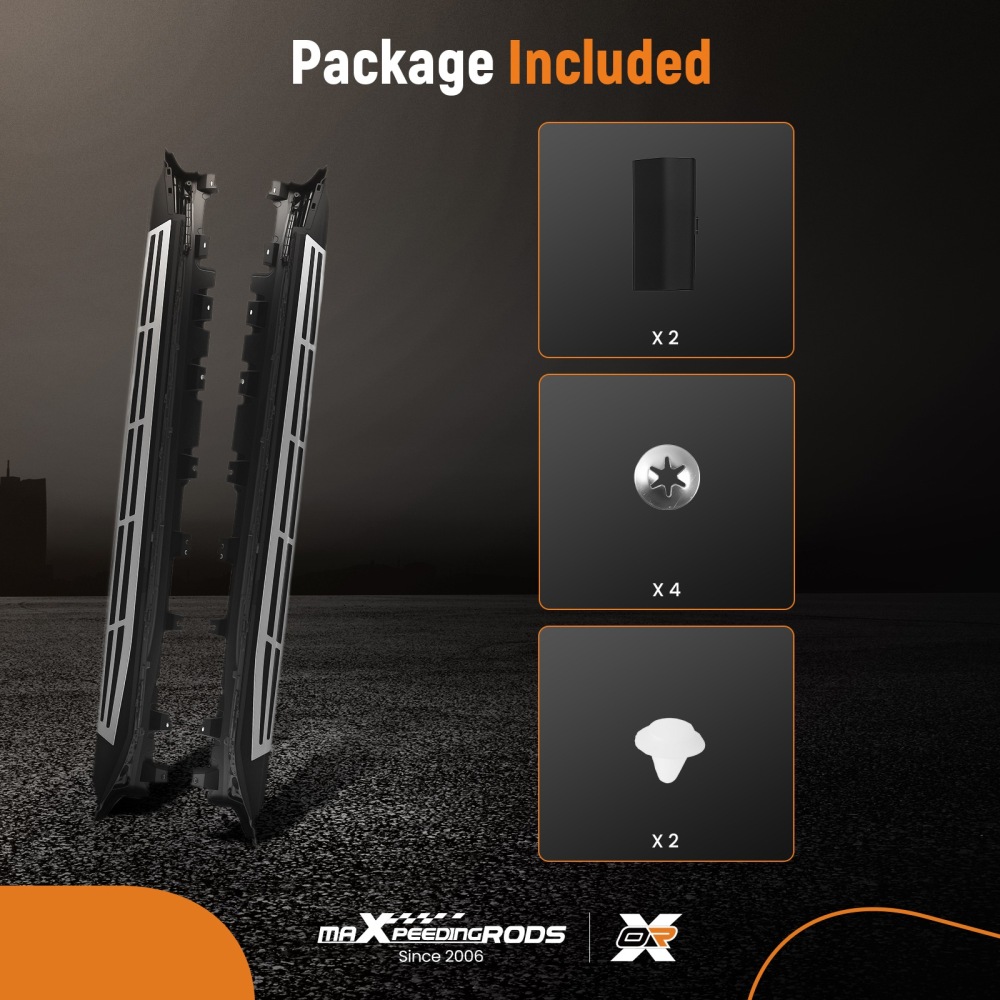 Running Boards Side Steps compatible for BMW X5 G05 19-23 Nerf Bars Step Rails Non-Slip