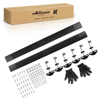 6 Inch Nerf Bar compatible for Dodge Ram 1500/2500/3500 Crew Cab 2009-2024 Black Non-Slip