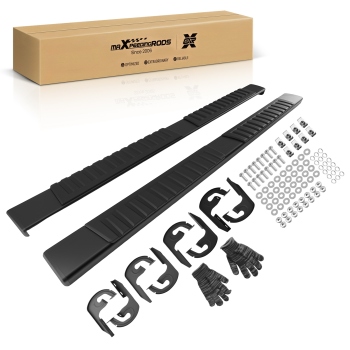6in Wide Running Boards compatible for Ford F-150 Super Crew Cab 2004-2014 Aluminum