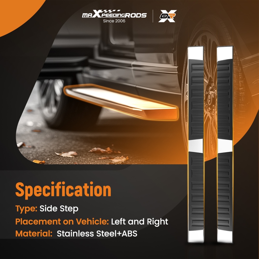 Running Boards Nerf Bars compatible for Ford F-150 Super Cab Extended Cab 2015-2024