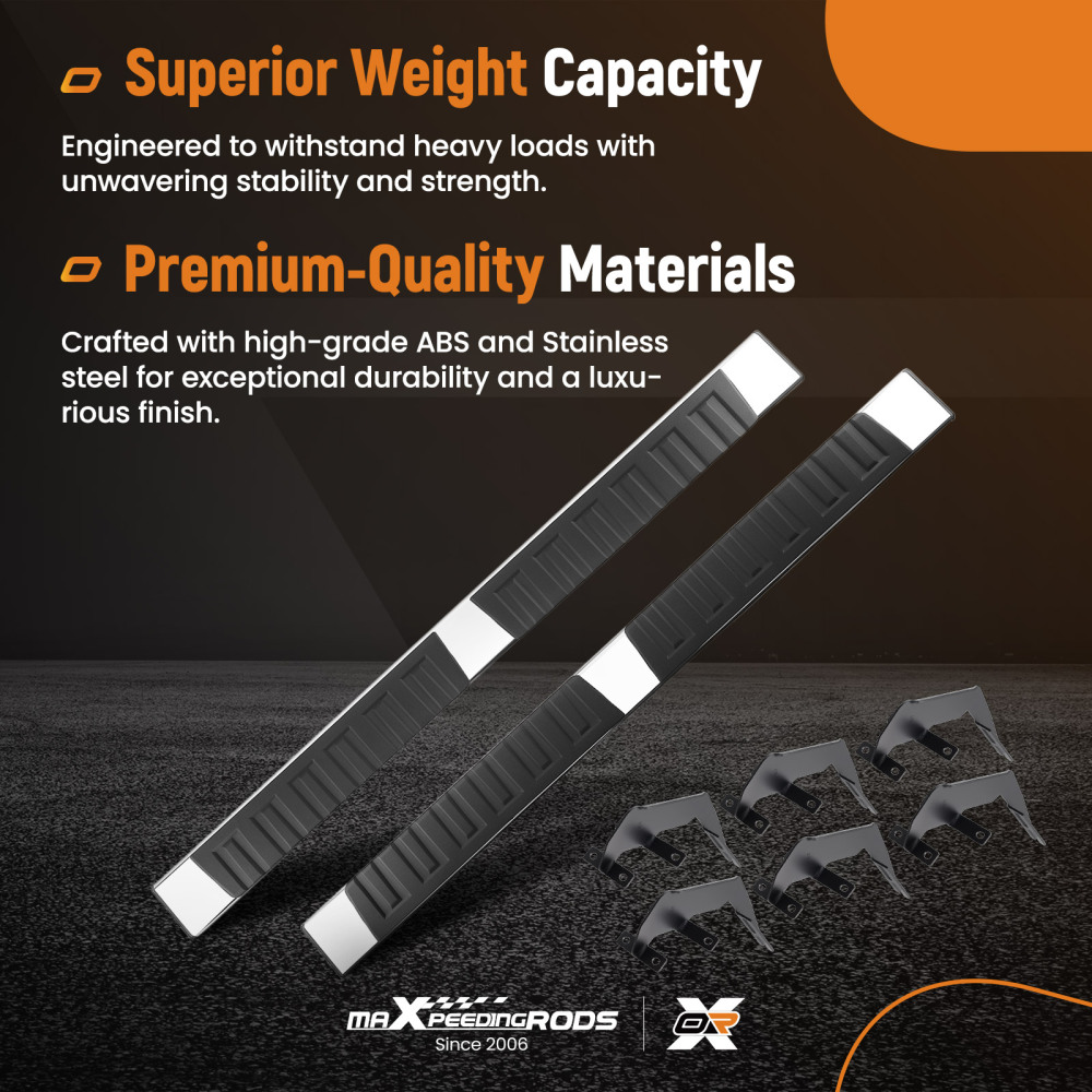 Running Boards Nerf Bars compatible for Ford F-150 Super Cab Extended Cab 2015-2024