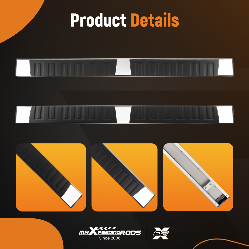 Running Boards Nerf Bars compatible for Ford F-150 Super Cab Extended Cab 2015-2024