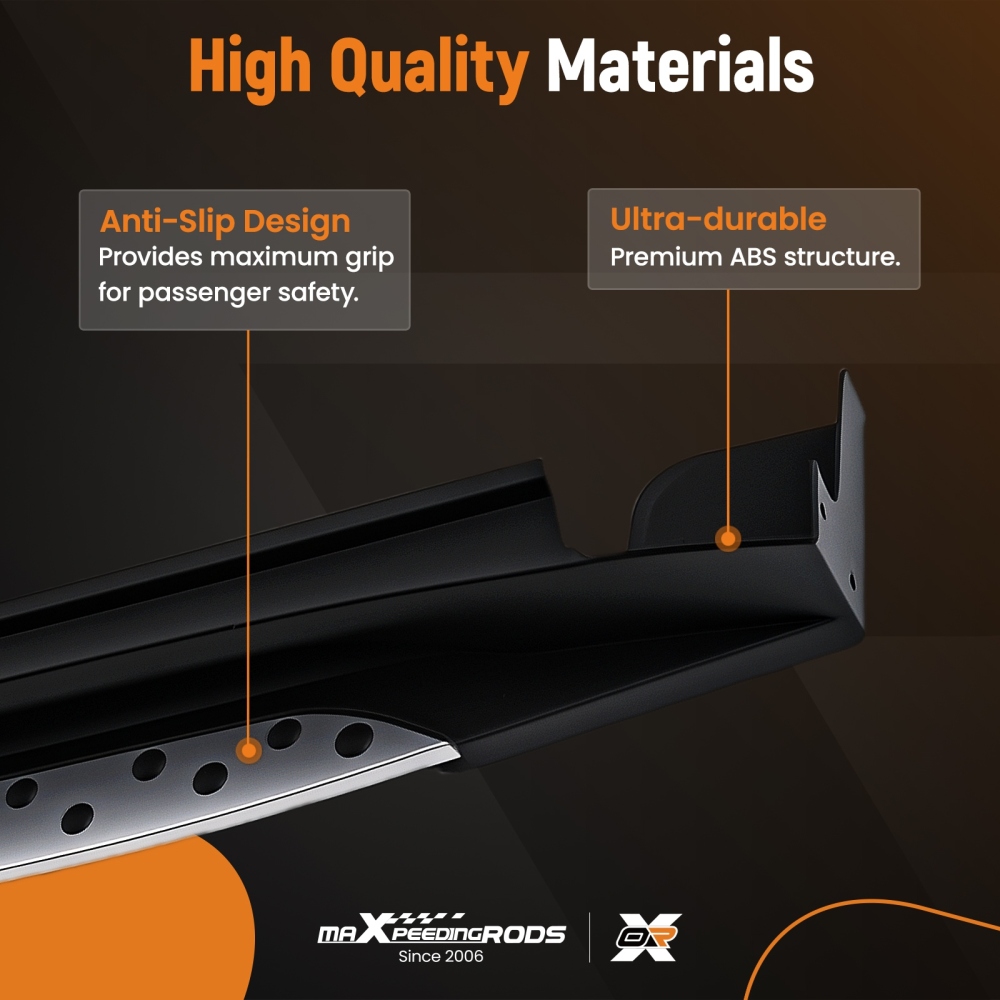 Aluminum Side Steps compatible for Hyundai Tucson TL MK3 2015-2020 Running Boards Non-Slip