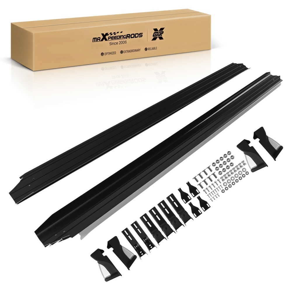 Nerf Bars Running Board Side Steps compatible for ISUZU D-MAX RT 12-2021 Anti-Slip Kit
