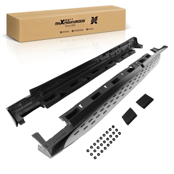 Nerf Bars Side Steps Bars compatible for Mercedes X166 GL GLS 2013-18 Black Non-Slip