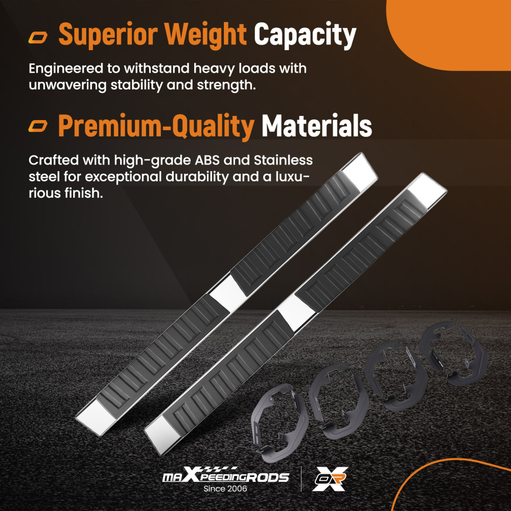 Running Board Side Steps compatible for Chevy Silverado GMC Sierra 1500 2019-2026 83