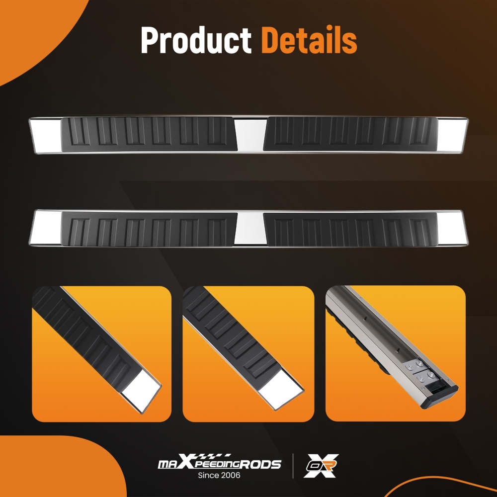 Running Board Side Steps compatible for Chevy Silverado GMC Sierra 1500 2019-2026 83