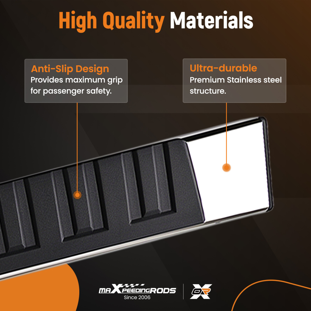 Running Board Side Steps compatible for Chevy Silverado GMC Sierra 1500 2019-2026 83