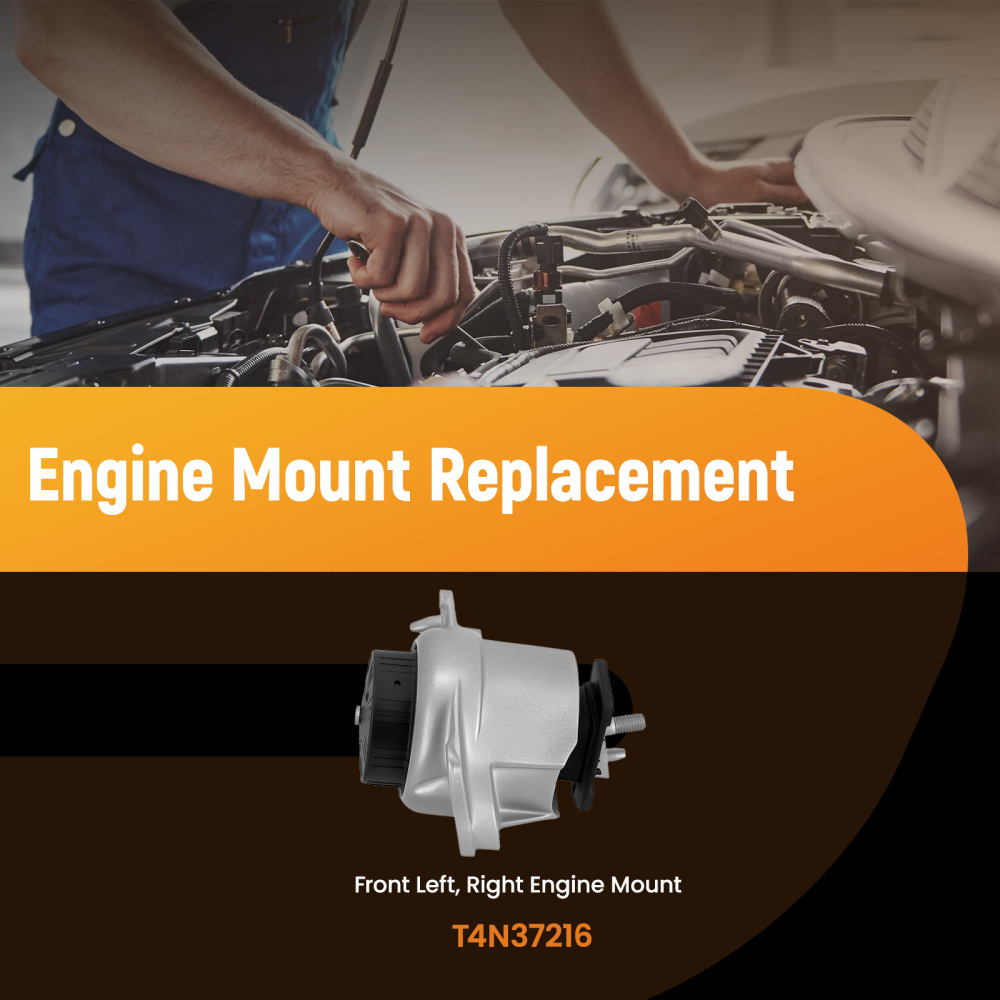 Engine Motor Mount compatible for Jaguar XE 2.0L X760 2015 - 2024 Engine Mounting T4N37216