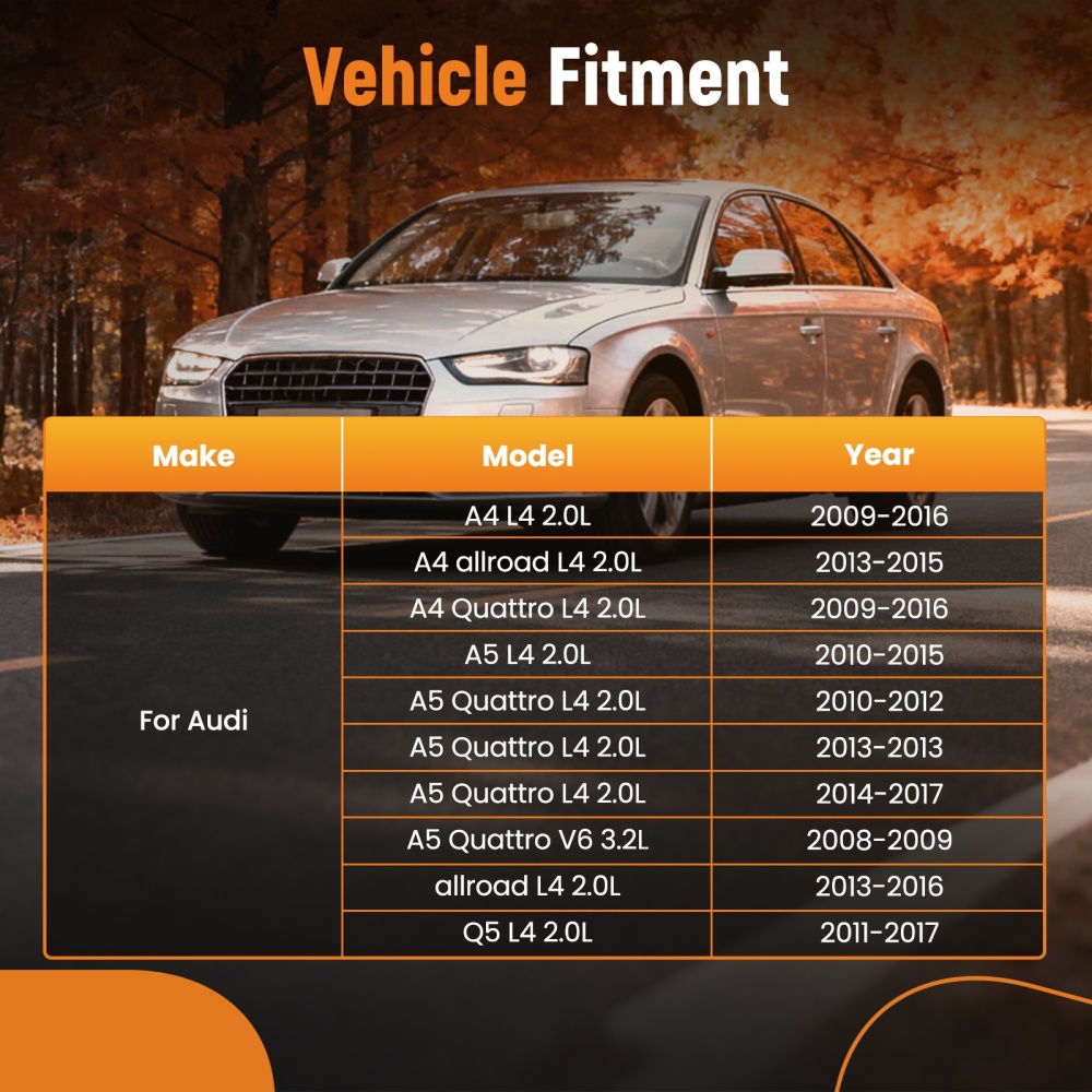 Engine Motor Mount compatible for Audi A4 Quattro A5 L4 2.0L Front Left or Right A6991HY