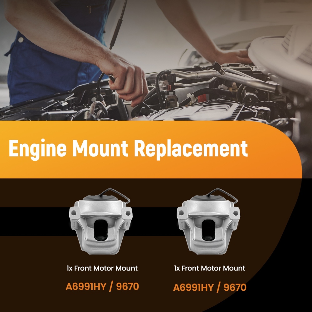 Engine Motor Mount compatible for Audi A4 Quattro A5 L4 2.0L Front Left or Right A6991HY