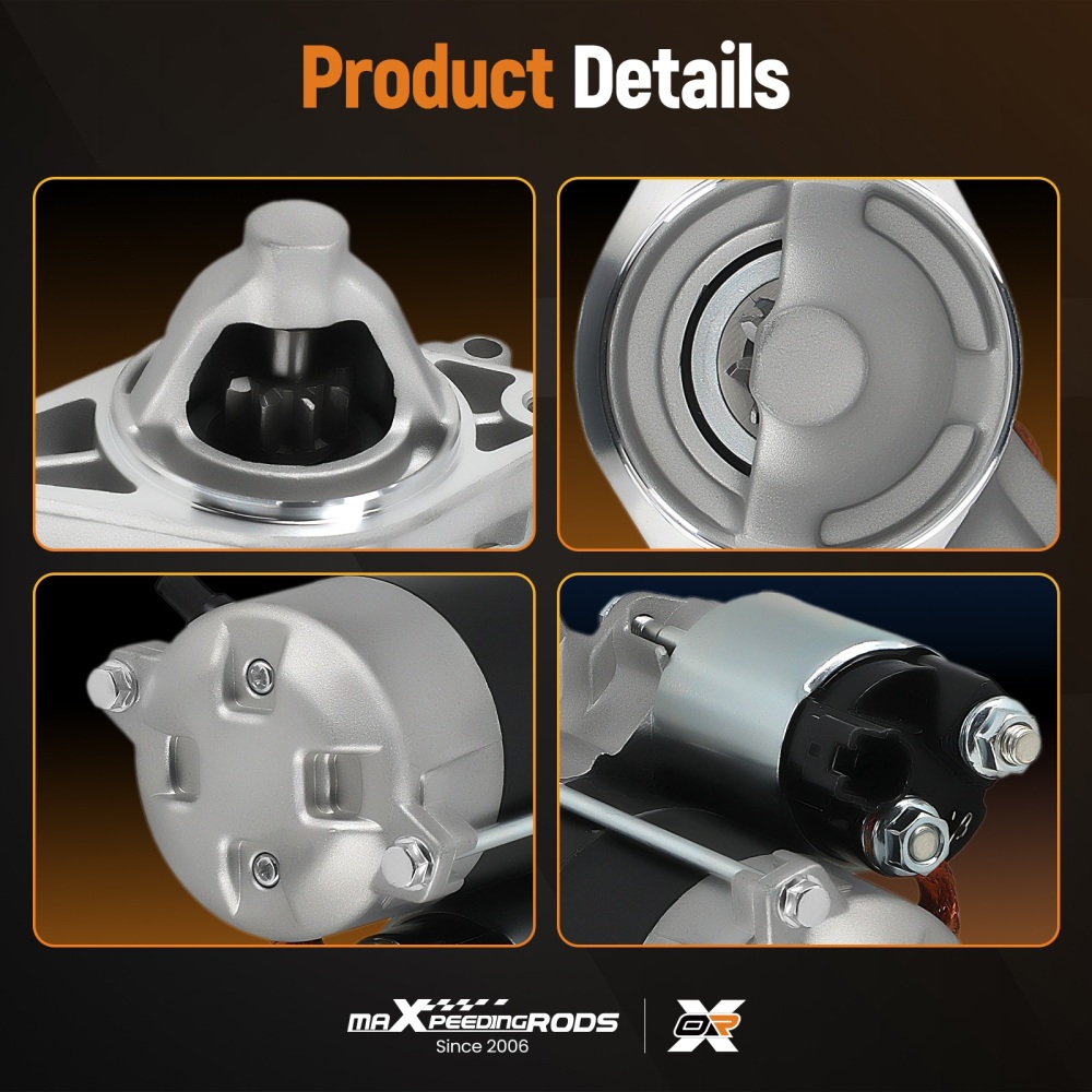 Starter Motor compatible for Toyota Europe compatible for Yaris 1300 1500 16V 1999-2006 17806N 9T PLGR CW