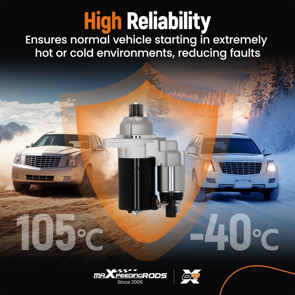 Engine Starter compatible for Audi A3 Quattro/TT 2004-2013 17970N 12V 10 Teeth